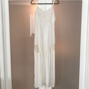 White long summer dress